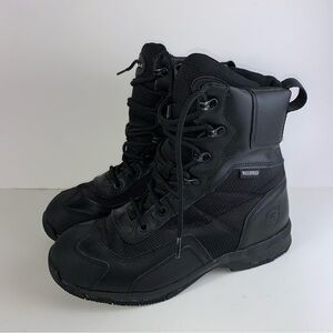 Galls FX280 G-Tac Athletic 8” Black Leather Mesh Tactical Boots - Mens Size 10M